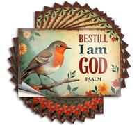 Lettering Sticker Home Decor Custom Stickers, Bumper Waterproof Peaceful Bird Perch: Inspirational Psalm Artwork with Nature's to for Hydro Flask | High Vinyl Decals for Ideas(12X18CM)