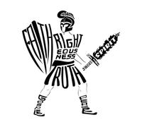 Lettering Stickers Soldier in The Armor of god 42x45.7cm Art Decoration Black