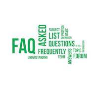 Lettering Stickers Word Cloud FAQ 45x84.7cm Removable Without Leaving Glue Green