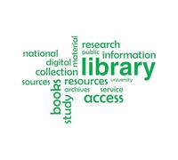 Lettering Stickers Word Cloud Library 64x97.7cm Removable Without Leaving Glue Green