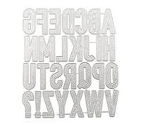 Letters Alphabets Metallic Cutting Die Art Letters Decorative Die Embossing Script Die Stencil for Scrapbooking