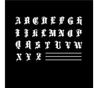 Letters And Lines Finger Pattern Stickers Herbal Temporary Tattoo Stickers Waterproof Lasting 1-2 Weeks, Fake Tattoos(2pcs)