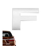 Letters Emblem Car Sticker, 3D Letters Car Bumper Stickers | Waterproof and Fade Resistant for Bumper,Long Lasting Alphabet Stickers for Outdoor Use Adhesivev