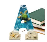 Letters For Wall Decor | Blue Letter Wall Decor Beach House Decor | Beach Style Signs Blue Letter Wall Decor Letters Hangings Art