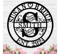 Letters for Wall Decor Monogram Gift Personalized Signs for Home Decor Custom Name Sign Personalized Metal Sign Customized Custom Metal Sign Last Name Sign Monogram Wall Decor Wedding