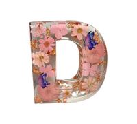 Letters Night Lights Decorative Resin Lamp With Initial Ornaments & Letter Dry Lamp O3o9 Creati Flower Glowing Table Night Light