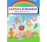 Letters & Numbers: learn,color&count