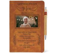 Letters To My Mom In Heaven Journal 200 Pages Notebook A5 Lined with Window in Cover, In Loving Memory of Mom, Memorial Sympathy Condolence Remembrance Grieving Gifts for Loss of Mom