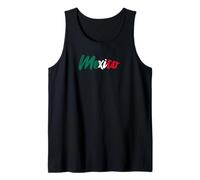 Letters Word Mexico in Cute Colorful Font Tank Top