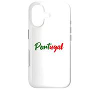 Letters Word Portugal in Beautiful Green and Red Font Case for iPhone 17