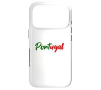 Letters Word Portugal in Beautiful Green and Red Font Case for iPhone 17 Pro