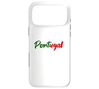Letters Word Portugal in Beautiful Green and Red Font Case for iPhone 17 Pro Max