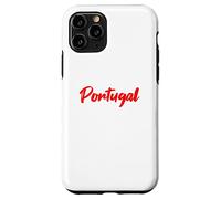Letters Word Portugal in Beautiful Red Font Case for iPhone 11 Pro