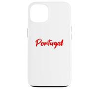 Letters Word Portugal in Beautiful Red Font Case for iPhone 13