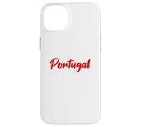 Letters Word Portugal in Beautiful Red Font Case for iPhone 14 Plus