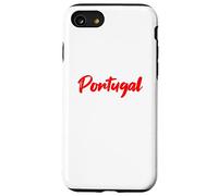 Letters Word Portugal in Beautiful Red Font Case for iPhone SE (2020) / 7/8