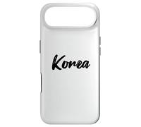 Letters Word South Korea in Cute Black Font Case for iPhone Air