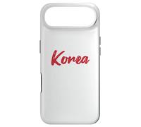 Letters Word South Korea in Cute Red Font Case for iPhone Air