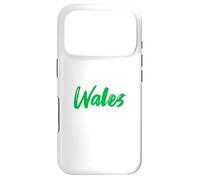 Letters Word Wales in Beautiful Green Font Case for iPhone 17 Pro