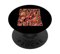 Lettice Hustle Apples Playing on the Gridiron PopSockets Adhesive PopGrip