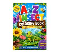 LETTLE LEARNERS INSECT: A To Z Insect Coloring Book (VOLUME 1)