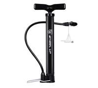 LETTON Portable Bike Floor Pump Automatically Reversible Presta & Schrader Valves Mini Bicycle Air Pump 120PSI with Multifunction Ball Needle