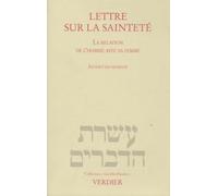 Lettre sur la sainteté