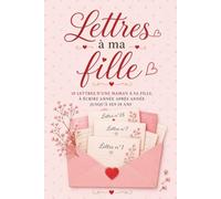 Lettres à ma fille: 18 lettres d'une maman à sa fille à écrire année après année jusqu'à ses 18 ans | Livre souvenir à compléter