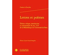 Lettres et poèmes: Édition critique, introduction et commentaire du ms. 1134 de la Bibliothèque de l'Université de Paris
