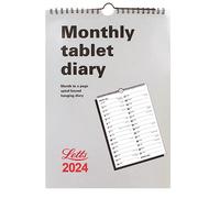 Letts 2024 Monthly Tablet Diary 2024 - A4