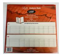 Letts A4.5 Analysis Book with Hard Cover Ribbon Marker 7 Cash Columns 96 Pages LA307 Red (297mmX315mm)