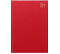 Letts Academic Diary 2025, 2026 A4 Week to view Red A3ZRD