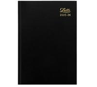 Letts of London Standard A5 academic 2025/2026 week to view diary - Black 26-TA3XBK