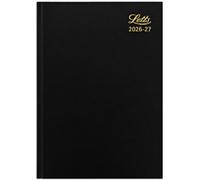 Letts Academic Diary 2027, 2028 A5 Week to view Black A3XBK