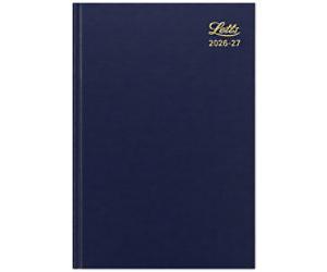 Letts Academic Diary 2026 - 2027 A5 Week to view Blue A3XBL
