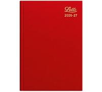 Letts Academic Diary 2027, 2028 A5 Week to view Red A3XRD