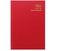 Letts Academic Diary 2027, 2028 A5 1 Day per page English Red A1XRD