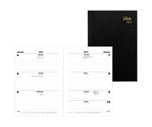 Letts Business Diary 2027 A5 Week to view English Black
