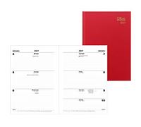 Letts Business Diary 2027 A5 Week to view English Red 20-T31XRD