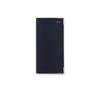 Letts Classic Slim portrait week to view with appointments 2024 diary - dark blue