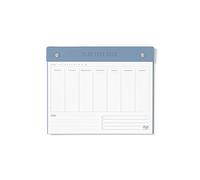 Letts Conscious Undated Weekly Notepad - ocean