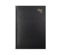 Letts of London Standard A5 day to a page 2026 diary - Black 26-T11XBK