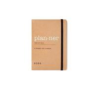 Letts Eco Writers Words A6 week to view 2024 diary - kraft