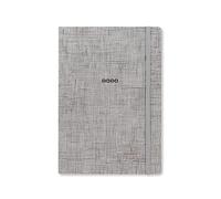 Letts Edge A5 week to view with notes 2024 diary - Grey