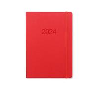 Letts Memo A4 week to view 2024 diary - red