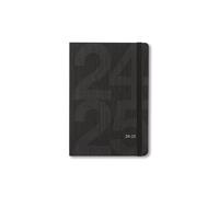 Letts of London Block A6 academic 2024/2025 week to view diary - black