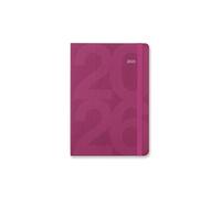 Letts of London Block A6 week to view 2026 diary - Pink 26-081667