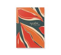 Letts of London Botanics A5 Academic 2025/2026 week to view diary - Green 26-031918