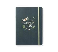 Letts of London Bumblebee A5 Academic 2026/2027 week to view diary - forest 27-031907
