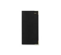 Letts of London Classic Slim portrait week to view with planners 2026 diary - Black 26-T3SUBK